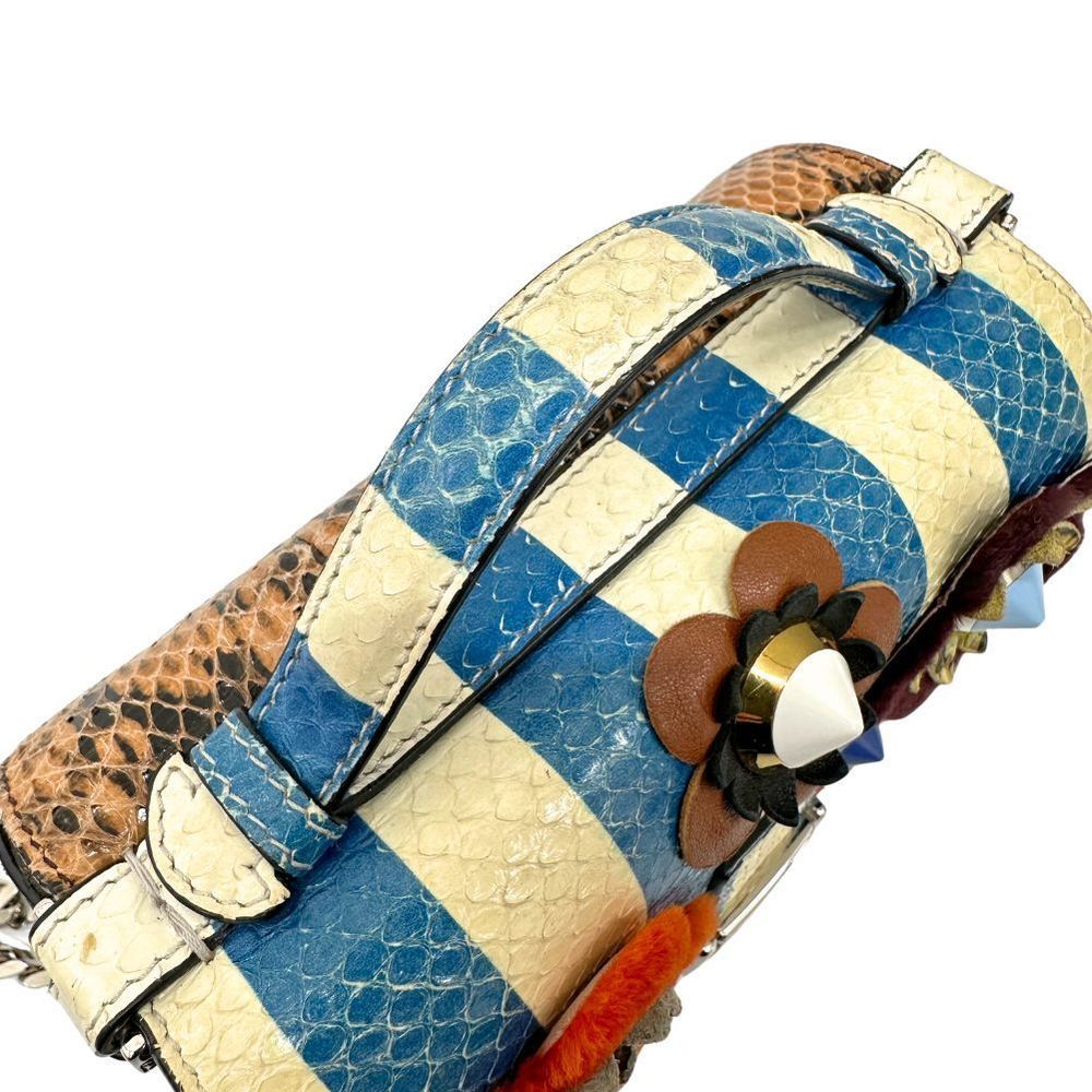 Fendi Brown Python Shoulder Bag Flowerland - image 5